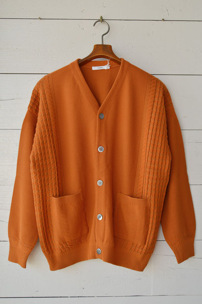 YASHIKI (Men's)(ニット)】Unabara Cardigan (YSK-22SS-KN07)