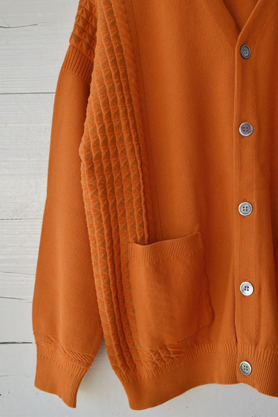 ☆新春福袋2022☆ yashiki Unabara Cardigan(ORANGE)22SS カーディガン