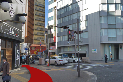 光蔵という日本酒のお店があります。1件目、2件目にご利用下さい。